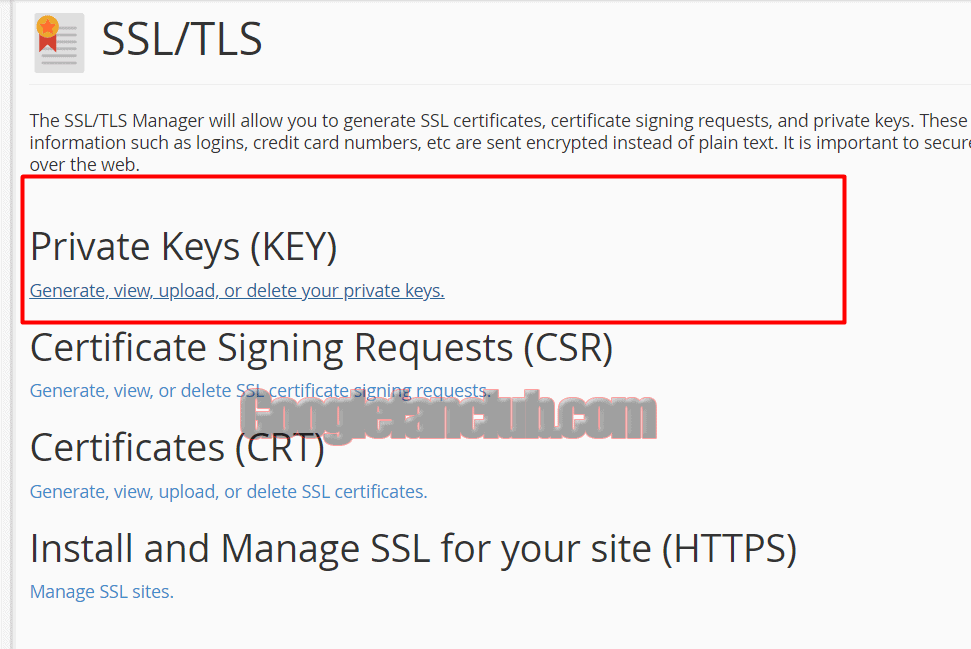 Private ssl